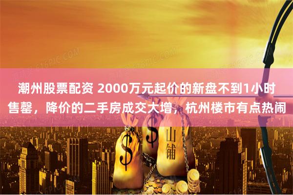 潮州股票配资 2000万元起价的新盘不到1小时售罄，降价的二手房成交大增，杭州楼市有点热闹